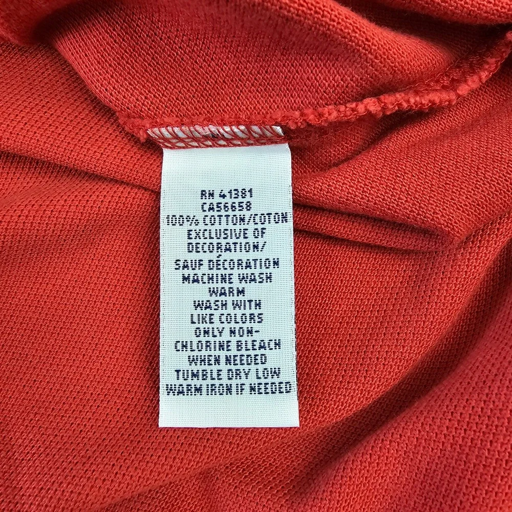 Polo Ralph Lauren Men's Classic Fit Red Short Sleeve Pique Polo Shirt Medium